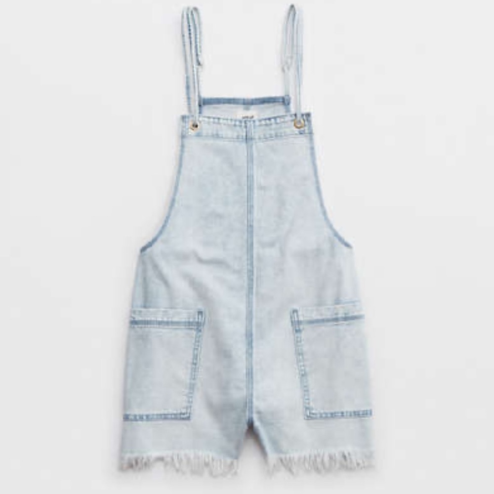 Aerie Denim Romper